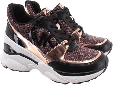 michael kors charlie sneaker|michael kors rose gold trainers.